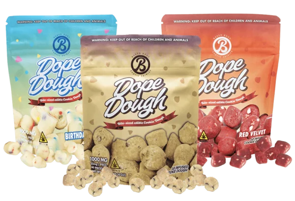 Dope Dough 1000mg Cannabis Cookies