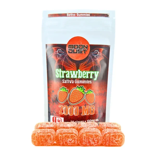 Moondust - 2000mg THC Gummies - Strawberry